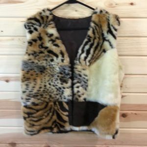 Faux fur vest by Daisy Kingdom XS
